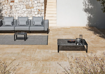 PUSH - Low porcelain stoneware garden side table by MY YOUR - view 3